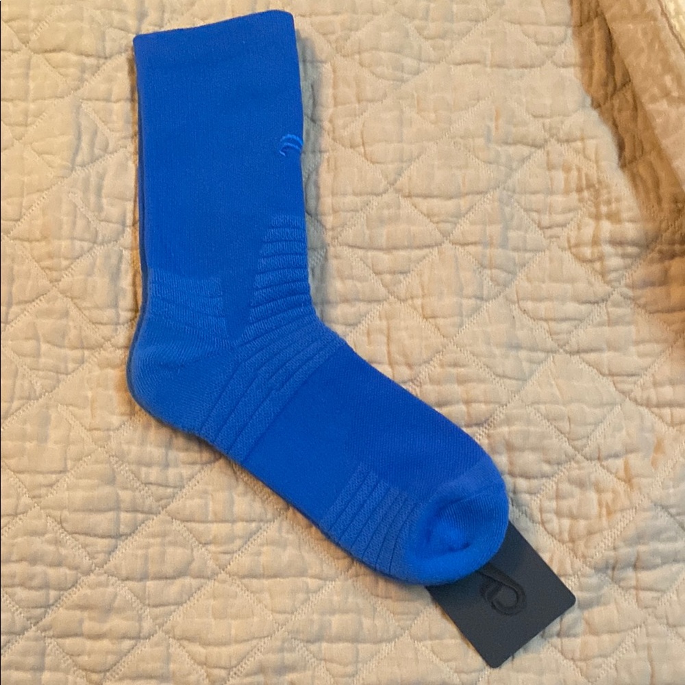Fabletics Blue Athletic Crew Socks